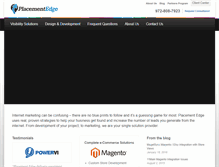 Tablet Screenshot of placementedge.com
